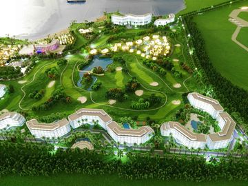 Sergi kullanımı ticari bina modeli büyük ölçekli villa resort tarzı