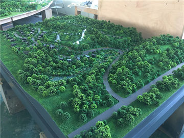 1.4x1.2m Ağaçlar Modeli Mimari Turist Dağ, Malzemeler Çalışma Maketi için Yapım Malzemeleri