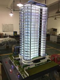 El Yapımı Akrilik Mimari Model / Ledli Yüksek Bina Modeli